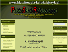 Tablet Screenshot of klawiterapia-kolodziejczyk.pl